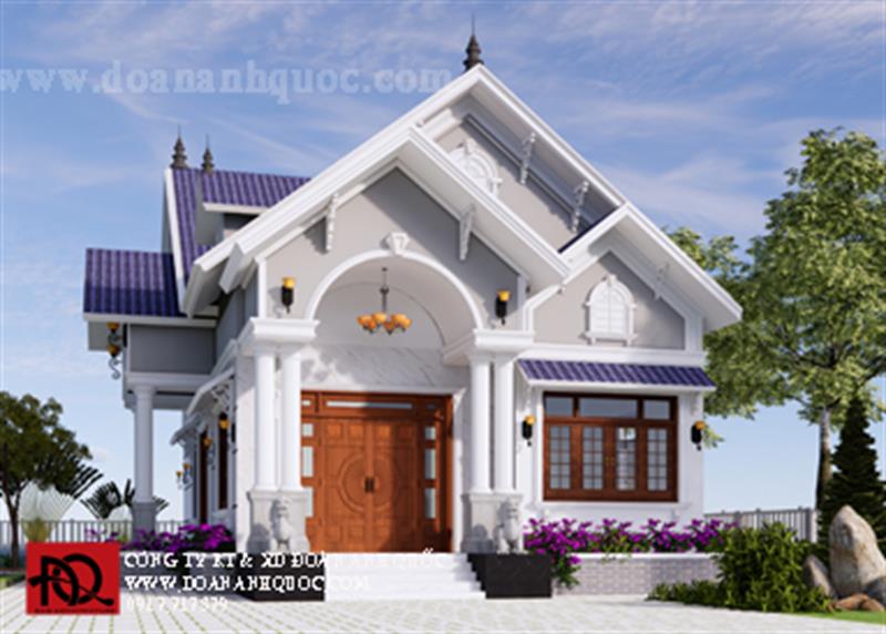 Thiết kế nhà Phan Thiết, Xây nhà trọn gói Phan Thiết, Thi công nhà trọn gói Phan Thiết, Thiết kế Thi công nội thất Phan Thiết Bình Thuận, Công ty Xây dựng Bình Thuận, Thiết kế nhà Bình Thuận, Xây nhà trọn gói Bình Thuận. Thiết kế nhà vườn đẹp cấp 4 mái thái tai Phan Thiết_MS 15